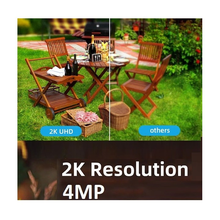 WIP-D400T  WiFi Solar Battery Pan Tilt Camera (Floodlight)  ▪ Reoslution: 4.0Mp