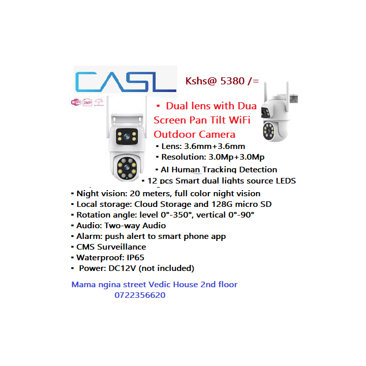 Wifi Smart Camera Wip-PT300T DUAL CAMERA