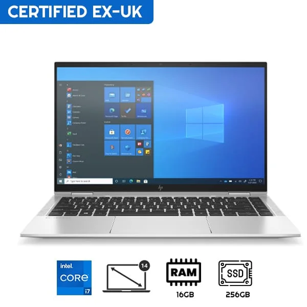 HP EliteBook 1040 G8 X360, Core i7 11th Gen, 16GB Ram, 256GB SSD, 14-inch Touch Screen