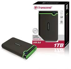 Transcend External HDD 1TB - Iron Grey